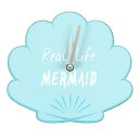 (サムシング・ディファレント) Something Different Mermaid Magic 時計 Real Life Mermaid シェル クロック 掛け時計 【楽天海外直送】