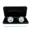 マンチェスター・シティ フットボールクラブ Manchester City FC オフィシャル商品 金属製 カフリンクス カフスボタン 【楽天海外直送】