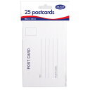(カウンティー・ステーショナリー) County Stationery プレーン ホワイト ポストカード ハガキ (25枚/12パック) 【海外通販】