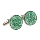 セルティック フットボールクラブ Celtic FC オフィシャル商品 金属製 カフリンクス カフスボタン 【楽天海外直送】 1000円・500円OFFクーポン配布中