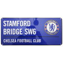 チェルシー フットボールクラブ Chelsea FC オフィシャル Stamford Bridge ストリートサイン サッカーノベルティー看板 【楽天海外直送】