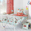 (リーヴァ・ホーム) Riva Home リャマラマ リバーシブル キッズ・子供用 掛け布団カバー・枕カバーセット 寝具カバー 【楽天海外直送】