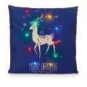 (クリスマスショップ) Christmas Shop 電池式 LED ライトアップ 角型クッション デコレーション 飾り 【楽天海外直送】