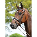 (キンケード) Kincade 馬用 レザー パッド入り ヘッドピース フラッシュブライドル 頭絡 馬具 乗馬 ホースライディング 【楽天海外直送】