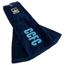 コヴェントリー・シティ フットボールクラブ Coventry City FC オフィシャル商品 トライフォルド ゴルフクラブ用タオル 【海外通販】