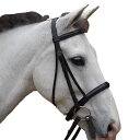 (ハイ) Hy 馬用 パッド入り カブソンブライドル フランス鼻革 ラバーグリップ手綱 頭絡 乗馬 ホースライディング 【楽天海外直送】