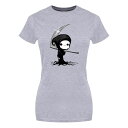 (グラインドストア) Grindstore オフィシャル商品 レディース ミニ死神 プリント 半袖 Tシャツ 【楽天海外直送】