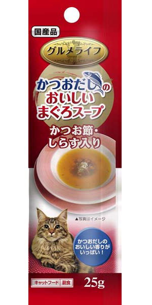 イースター　猫用　グルメライフ　まぐろスープ　かつお節・しらす入り　25g