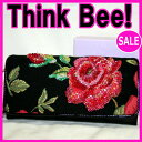 シンクビー長財布【シンクビー財布Think Bee!】『デラックスピンキーローズ』長財布(レターパックライト不可)