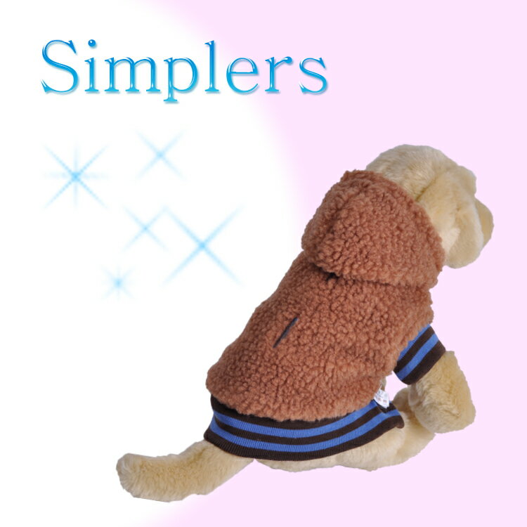 ≪特売25%OFF≫☆ボアジャケット☆simplers（シンプラーズ）『犬服/ドッグウェア』【●●円以上で送料無料】【Aug08P3】