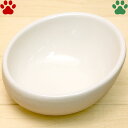 アニーコーラス　カラーボール　120　オフホワイト日本製　犬　猫　食器　皿　磁器　丈夫　おしゃれ　かわいい　シンプル　無地　電子レンジ　白　カラーボウル　フードボウル　フードボール　COLOR BOWL anie chorus