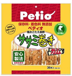 ↓↓大幅値下げ↓↓楽天最安値に挑戦【Petio ペティオ】ササミ巻き　ガム 36本　【SALE 特価　セール】ジャーキー ササミ巻ガム　ささみ巻36本ささみ ササミ ジャーキー 巻き