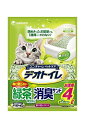 ↓↓大幅値下げ↓↓【ユニチャーム】1週間消臭・抗菌デオトイレ 取りかえ専用 飛び散らない緑茶消臭サンド 4L【猫砂】