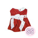 リボンドレス SS【ドッグウエア/犬服/ドッグウェア/クリスマス/サンタ服/サンタ】【犬用品・犬/ペット用品・ペットグッズ】【RCP】【お得なクーポン】【EV】