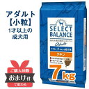 セレクトバランス アダルト チキン 小粒 7kg 1才 成犬 犬 ドッグフード プレミアムフード SELECT BALANCE 1才以上 ペットウィズ