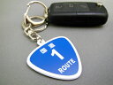 キーホルダー ROUTE ルート 国道1号線〜13号線 標識 スマートキー 車 DMMC