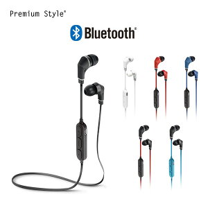 Premium Style イヤホン Bluetooth 4.1搭載 ワイヤレス ステレオ 全6色