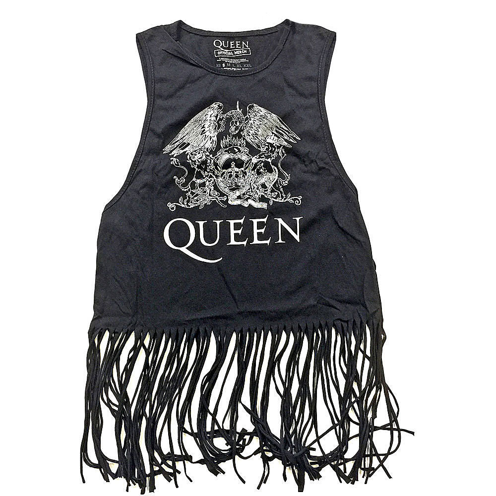 QUEEN クイーン (ボヘミアン・ラプソディ公開記念 ) - CREST VINTAGE / Tassel Vest / Black Label（ブランド） / トップス / レディース 【公式 / オフィシャル】