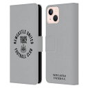 NEWCASTLE UNITED FOOTBALL CLUB ニューカッスルユナイテッドFC - Toon Army Grey レザー手帳型 / iPhoneケース