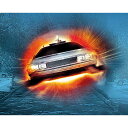 BACK TO THE FUTURE バックトゥザフューチャー (公開35周年記念 ) - Delorean /キャンバス・プリント木枠(40×58×3.8cm) / インテリア額 【公式 / オフィシャル】