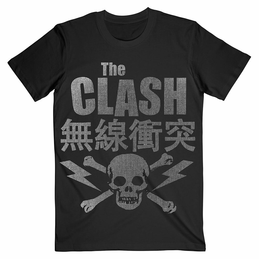 THE CLASH ザ・クラッシュ (「<strong>LONDON</strong> <strong>CALLING</strong>」45周年 ) - Skull & Crossbones / <strong>Tシャツ</strong> / メンズ 【公式 / オフィシャル】