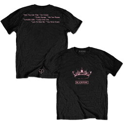 BLACKPINK ブラックピンク - CROWN / バックプリントあり / Tシャツ / メンズ 【公式 / オフィシャル】