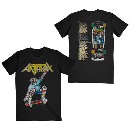 ANTHRAX アンスラックス (デビュー<strong>40周年</strong> ) - Spreading Skater Notman Vintage / バックプリントあり / Tシャツ / メンズ 【公式 / オフィシャル】