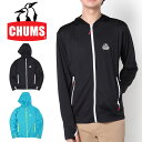 送料無料 長袖ラッシュジップパーカー CHUMS チャムス ...