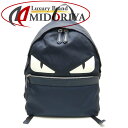 フェンディ FENDI 7VZ012 バックパック モンスター ナイロン ネイビー リュック/058952【中古】