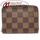 ルイヴィトン LOUIS VUITTON コインケース ダミエ エベヌ ジッピーコインパース ブラウン N63070/082785【中古】