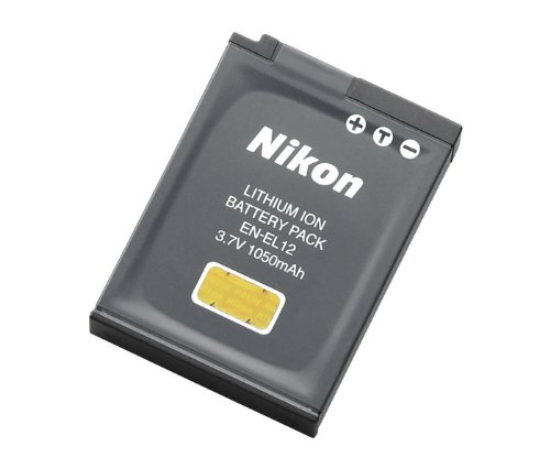 Nikon ニコン EN-EL12 純正　　S8200などに　送料無料【メール便の場合】　 ENEL12カメラバッテリー　充電池
