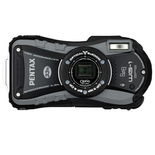 【送料無料】ペンタックス 防水デジタルカメラOPTIO WG-1 GPS グレー（PENTAX)【2sp_120810_ blue】