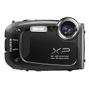 FUJIFILM デジタルカメラ FINEPIX XP60F FX-XP60B ブラック(富士フイルム フジフイルム 工事用 スキー ダイビング)