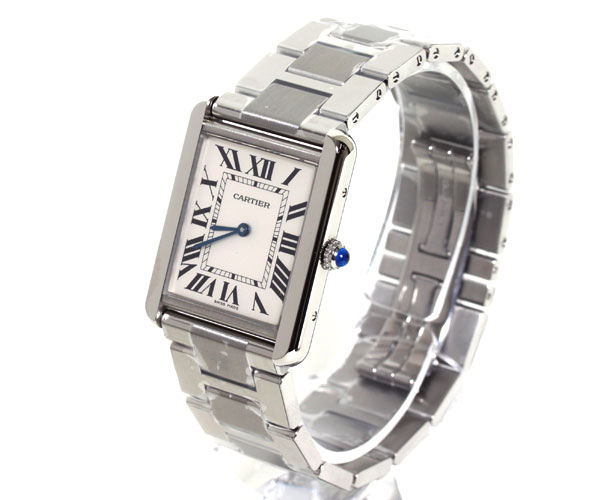 【送料無料】Cartier カルティエ(カルチェ) タンクソロ W5200014 SSブレス 男性用サイズ