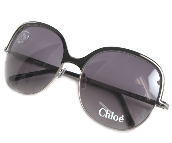 【送料無料】chloe クロエ サングラス CL2244　01 SILVER BLACKシルバー・ブラック