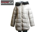 【送料無料】DUVETICA デュベティカ レディース ダウンジャケット ミディアム丈 KAPPA カッパ D.037.00/1057.R 034 FOSSILE グレーベージュ MFG ラクーンファー デュベチカ