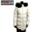 【AW2012-2013新作】【送料無料】DUVETICA デュベティカ レディース ダウンジャケット ミディアム丈 KAPPA カッパ D.037.00/1057.R MFG ラクーンファー 032 ARIETE/ライトベージュ デュベチカ