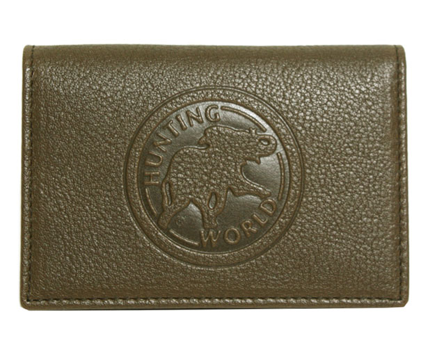 HUNTING WORLD ハンティングワールド カードケース 名刺入れ 938-905 MONUMENT モニュメント GREEN 【楽ギフ_包装】父の日