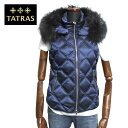 【送料無料】TATRAS タトラス レディース ダウンベスト CASSANDRA LTA15A4427 NAVY ネイビー