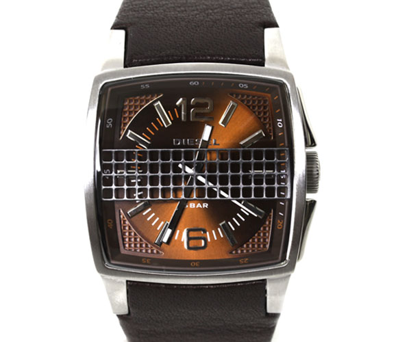 【送料無料】DIESEL ディーゼル 腕時計 DZ1305 レザーベルト ブラウン