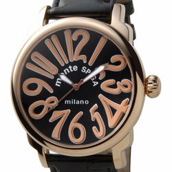 【送料無料】monte SPIGA モンテスピガ 腕時計 MOS1102BK ブラック×ゴールド