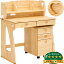 【店内全品 ポイント5倍中】【ISO9001認証取得工場/幅90cm】学習デスク 3点セット SI-906 ナチュラル デスク ラック ワゴン 子供 女の子 学習机 勉強机 カントリー 子供部屋 コンパクト 女の子