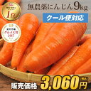 【訳あり】国産 無農薬にんじん ジュース用 9kg【送料無料...