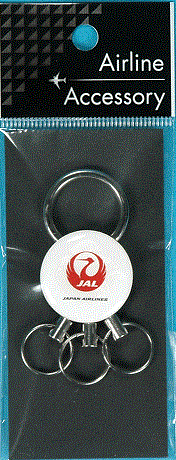 3連キーホルダーJAL鶴丸