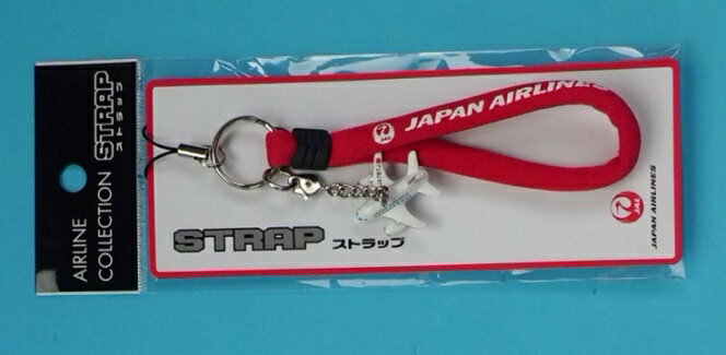 ストラップJAL鶴丸(レッド)