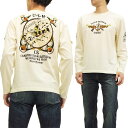 ブラッドメッセージ 長袖Tシャツ BLLT-770 SEABEES Blood Message エフ商会 メンズ ロンtee オフ白 新品