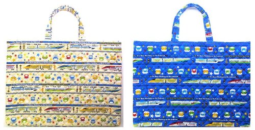 レッスンバッグ(手作り)・レールロード(レッスンバ