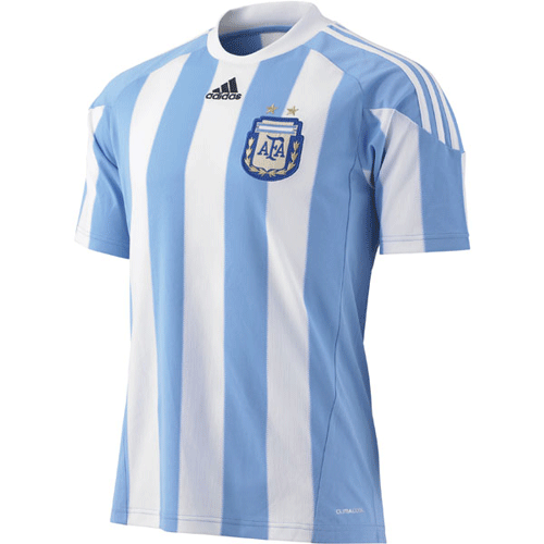 アルゼンチン 09-10 ホーム レプリカ S/Sアディダス 特価サッカーユニフォーム（JF338-P47066）