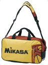 バスケットボールバッグ2ケ入れ イエロー【MIKASA】ミカサバスケット11FW mikasa（BA2BY）＜お取り寄せ商品の為、発送に2〜5日掛かります。＞
