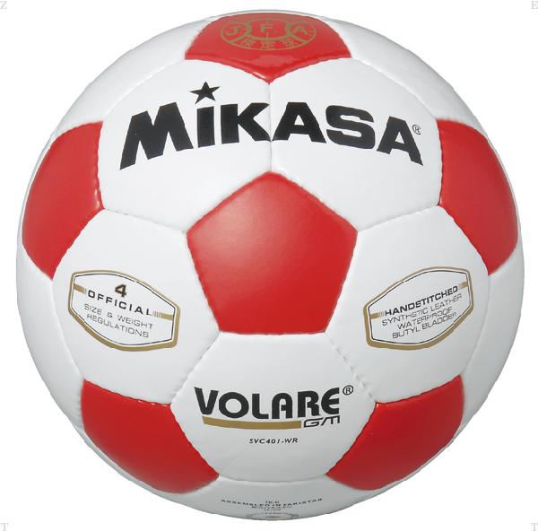 サッカー 4号 検定球 白/赤【MIKASA】ミカササッカー mikasa（SVC401W…...:pit-sports:10055843